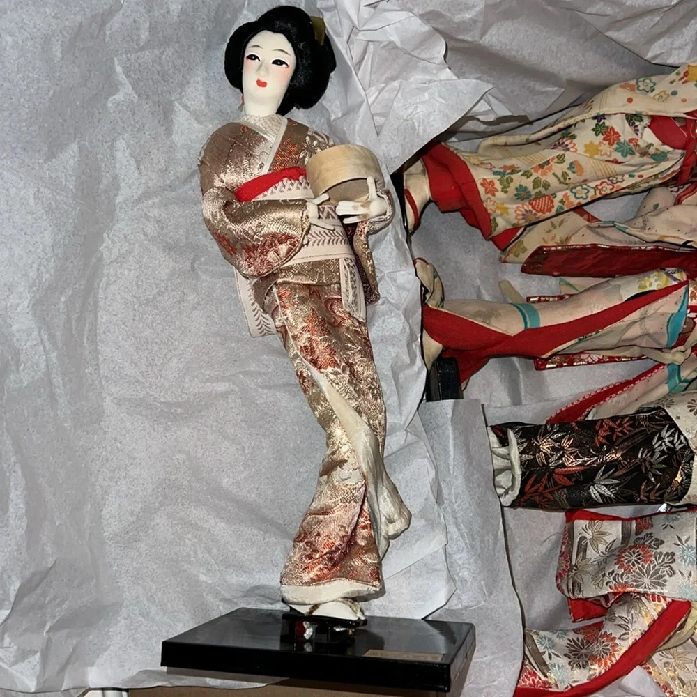 VINTAGE HARD TO FIND SET OF NISHI DOLL (SET OF 5) - Picture 2 of 4